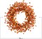 Fall Forsythia Wreath (20") Artificial Wreath for Front Door Hanging Wall Decoration Fall Harvest Thanksgiving Home Decor (Orange).